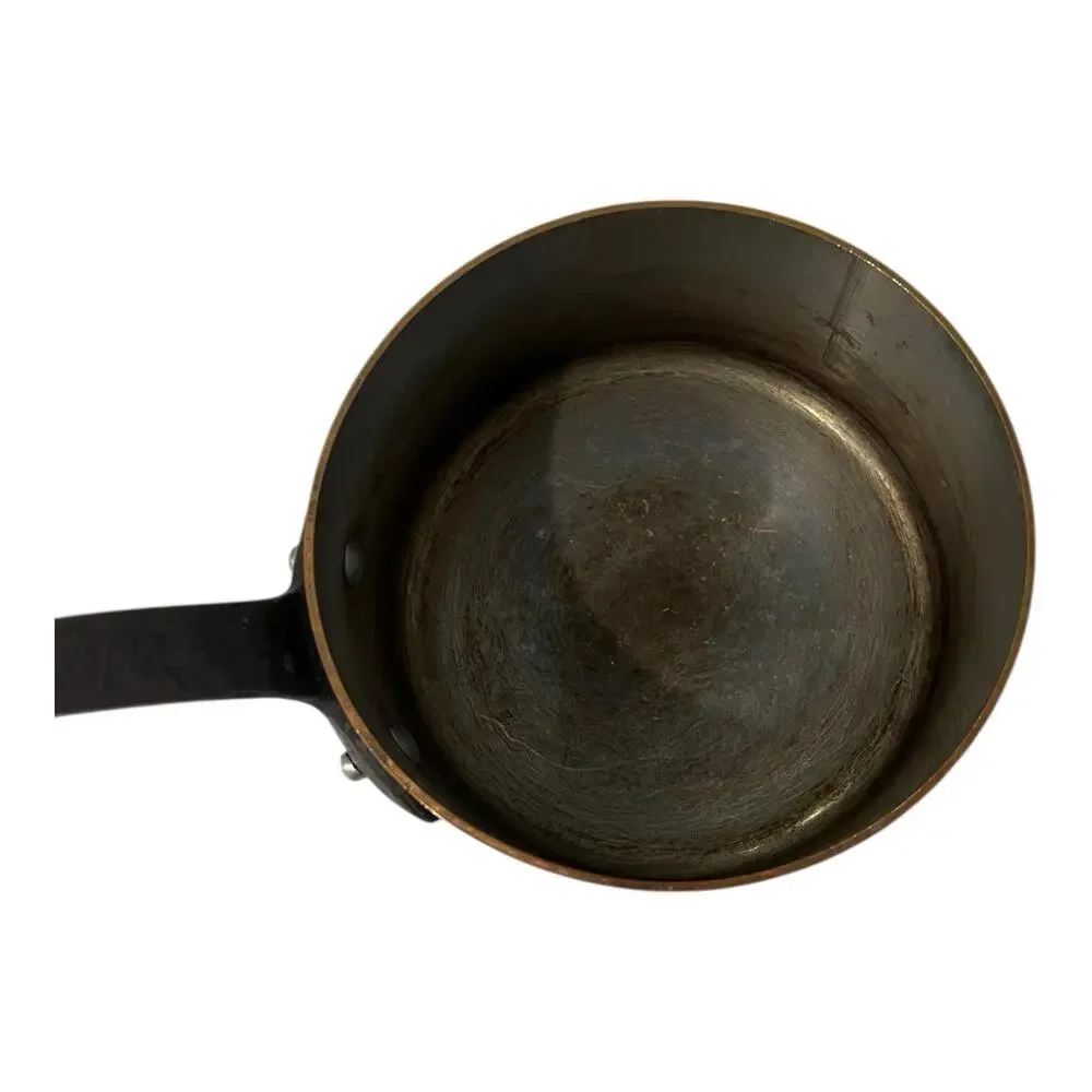 Vintage French Copper hammered Pan made in france 2.3kg 2908246 Stamped Engraved